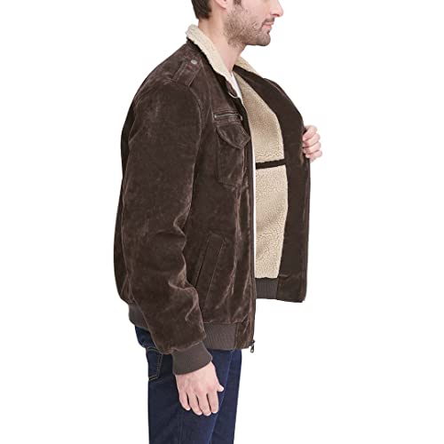 Image of Levi's Men's Vintage Deer Faux Leather Aviator Bomber (Standard and Big & Tall)