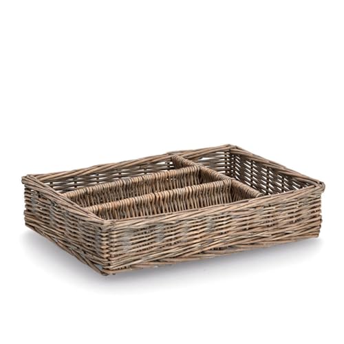 Zeller 14177 Besteckkorb, Weide