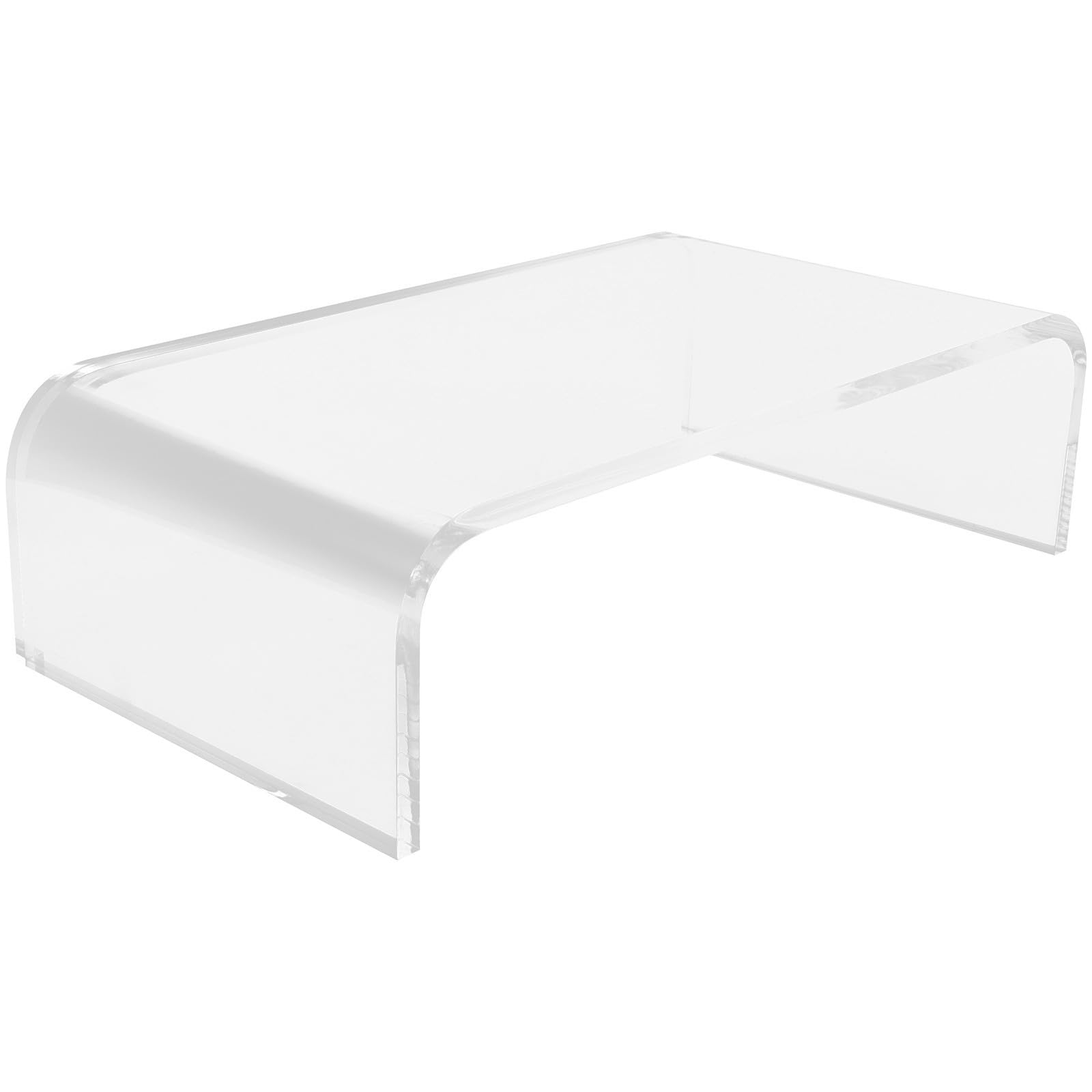 Supporto Monitor 36x19x10 CM in Acrilico Trasparente