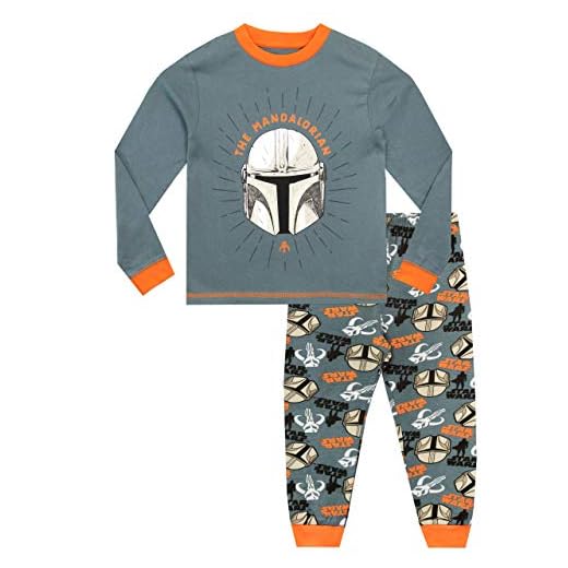 Star Wars Pijamas para Niños The Mandalorian Multicolor 5-6 Años