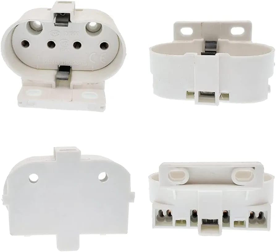ZOREZA 36pcs 2G11 4-Pin H Lamp Fluorescent Light Holder 2G11 