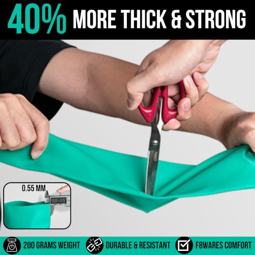 Image of F8WARES 18 Inch long Reusable Chemical Acid Resistant Nitrile Gloves | Gloves for Washing Utensils / Dishwashing | Heavy Duty Gardening Rubber Gloves | Hand Gloves for Cleaning Purpose