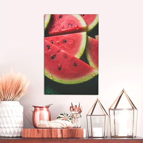 Impression sur toile pastèque de qualité pour décoration de salle