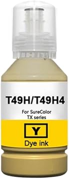 حبر صبغ إعادة التعبئة المتوافق لـ T49H T49H1 T49H2 T49H3 T49H4 لـ SC-T3100X SC-T3170X SC-T3170X24Yellow