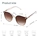 ROVATRIX Sunglasses for Women 2025 – Trendy Round Retro Vintage Shades, Oversized UV400 Protection Eyewear for Driving, Beach, and Daily Fashion