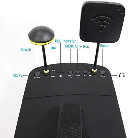 Miniatura 5 de ARRIS EV800 5 pulgadas 800x480 FPV gafas de vídeo 5.8G 40CH Raceband búsqueda automática batería integrada