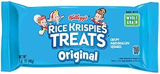 Kellogg’s Rice Krispies Treats, Crispy Marshmallow Squares, Original, Made With Whole-Grain, Bulk Size