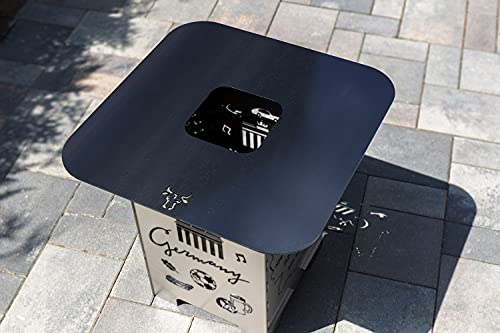 tuning- art GPB50 Grillplatte | Feuerplatte | Grillring | Plancha | BBQ- Platte-3