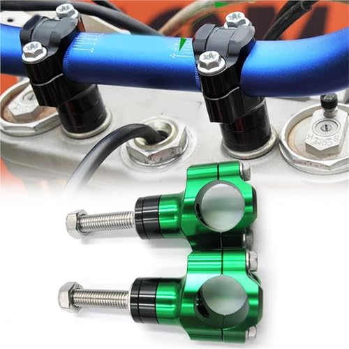 Collier de serrage guidon 28mm en alu CNC pour rehausseur de CRF et KX