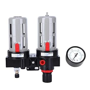 Olie Water Regulator Tool, 714g Luchtdruk Compressor Filter Kunststof Luchtfilter Regulator voor Perslucht…