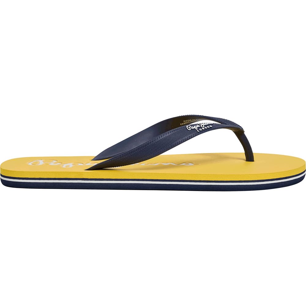 Pepe Jeans Men's Bay Beach Party M Shoes, Yellow (Summer Yellow), 9