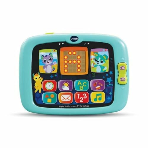 VTech - Super Tablette des P'tits Loulous, première Tablette Enfant, Jouet bébé - 1/3 Ans - Version FR