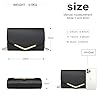 Miss Lulu Damen Clutch Elegante Umschlag Abendtasche mit Kette Hochwertige Handtasche für Hochzeit Party und Abschlussball #3