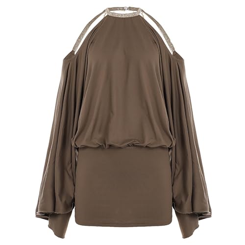 Robe bustier dos nu style Y2K ample et confortable en soirée
