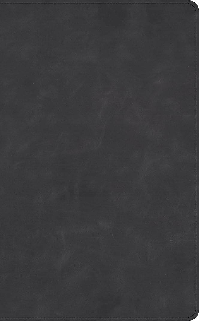 CSB Thinline Bible, Optimal Type, Holman Handcrafted Collection, Marbled Slate Premium Calfskin