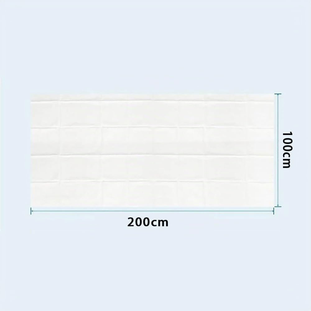 NEWFUN Sabanas Desechables Camilla Masaje，100pcs Sábanas Para Camillas No Tejidas，Sábana de Masaje Suave no Tejida，200x100cm，Adecuado Para Salones de Belleza，Spas，Masajes，Hoteles， Salones de Tatuaje