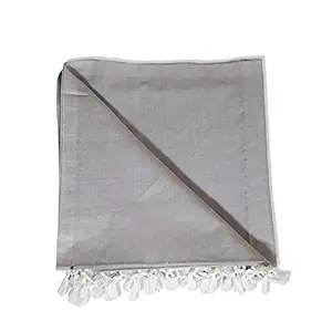 Riyashree Organic Cotton Silky Soft Bhagalpuri Dull chadar Blanket for All Season Queen Size (53 * 96 in) RiBCoDull 07