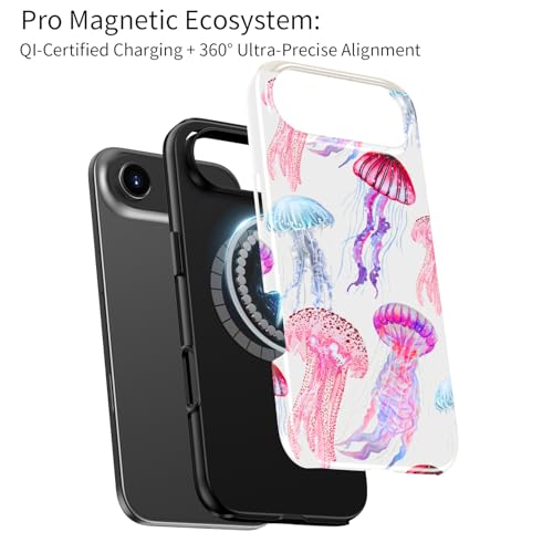 Coque antichoc iPhone 17 Air rigide et silicone motif Méduse - 2