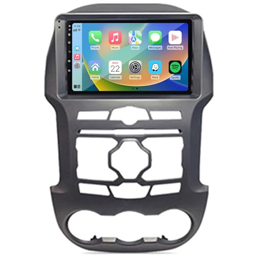 Autoradio Android 9 pouces pour Ford Ranger 3 de 2011 à 2015 avec GPS et écran tactile IPS HD