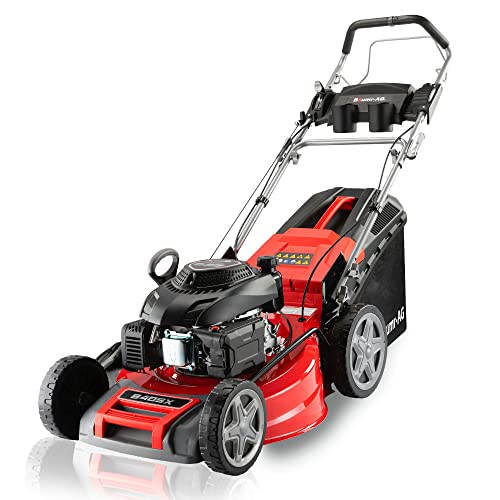 Baumr-AG Petrol Lawn Mower 220cc 4in1 Lawnmower 20 Inch Self-Propelled Mower
