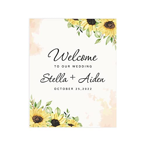 Enseigne de mariage tournesol pour immortaliser votre date unique - 3