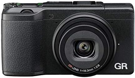Ricoh GR II Compact System Camera, Black (16MP, 18.3 mm Wide Lens, F2.8, WiFi) 3-Inch LCD