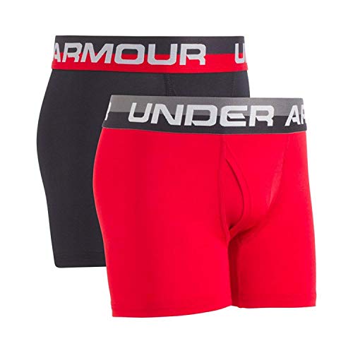 Under Armour Boys' UA Original Series Boxerjock® 2-Pack Youth X-Large Red