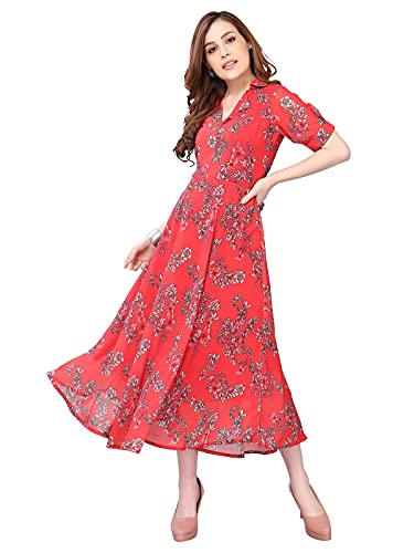 Image of Satrani Selvia Women's Fit & Flare Knee Length Dress