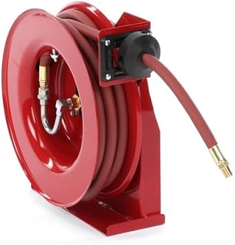 Reelcraft 4625 Premium Duty Spring Retractable Hose Reel, Made with Reinforced Steel, Long Life Drive Spring and Quiet Speed Latch, 38 x 25