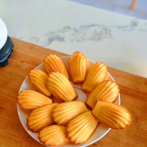 Vrthske Silicone Madeleine Pan, Set of 2, Nonstick Madeleine Baking Pan, 20 Cavity Shell Shaped Molds for Cake, Cookie, Chocolate, Dessert, Mousse, Brownie, Bread by Vrthske - Image 6