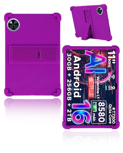 Accessoire tablette DOOGEE U11 Pro protection enfant 11 pouces Android 16 silicone violet