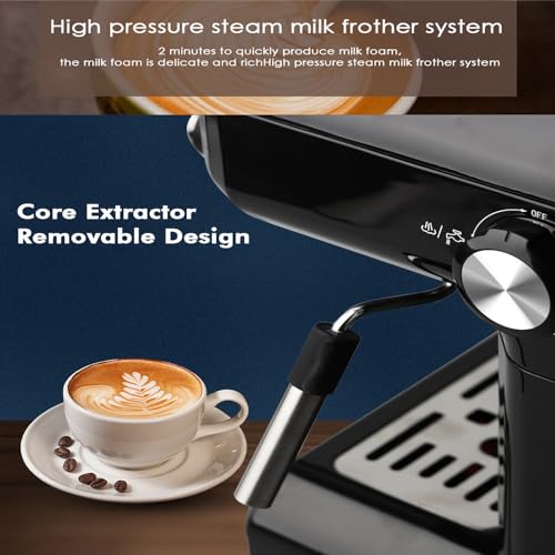 Cafetera espresso automática con vaporizador y capacidad 1.5 L miniatura 6