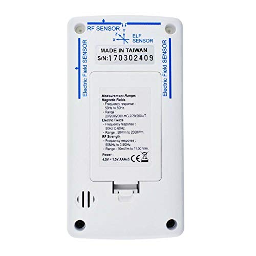 Medidor digital EMF TM-190 de campo electromagnético miniatura 6