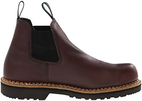 Georgia Boot Men's Giant Romeo Meel Toe Work, Soggy Brown, 14 W US | Image 5