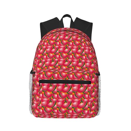 Sac à dos léger pastèque pour soulager le dos avec style décontracté