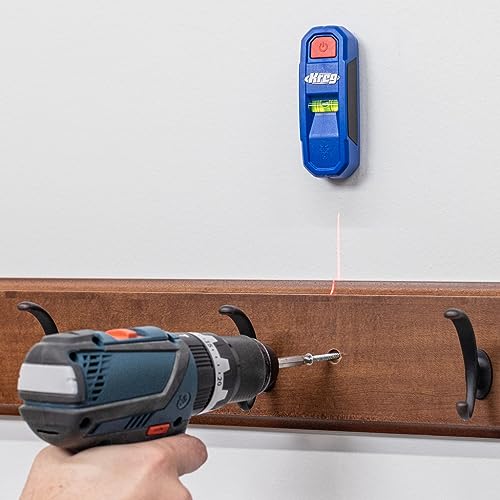 Image of Kreg KMM1000LZ - Kreg Magnetic Stud Finder with Laser-Mark - Stud Finder & Wall Scanner - Magnetic Stud Finder Tool - with Precise Stud Magnet