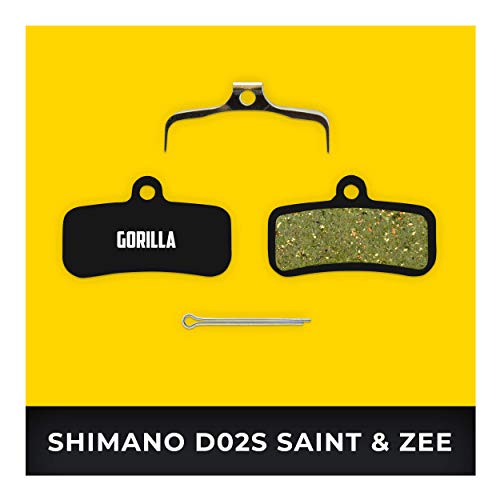 Shimano Pastillas de Freno Saint 2008 BR-M810 BR-M820 Zee BR-M640 D02S para Freno de Disco Bicicleta I Sinterizado I Durable & Ajuste Pastillas de Freno Bicicleta