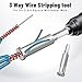4 Pcs Wire Twister Tool for Drill, Wire Nut Twister Wire Stripper Tool Connector Driver with 1/4