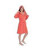 WeWo fashion Damen Bademantel 6110 pfirsich, L