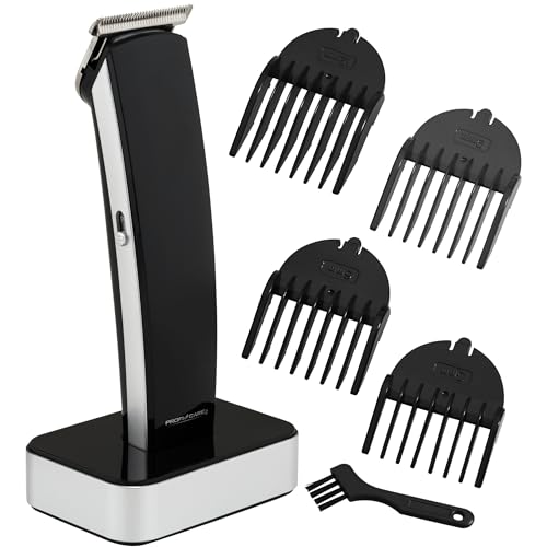 Tondeuse cheveux et barbe ProfiCare idéale pour voyager avec ses 8 accessoires sur secteur