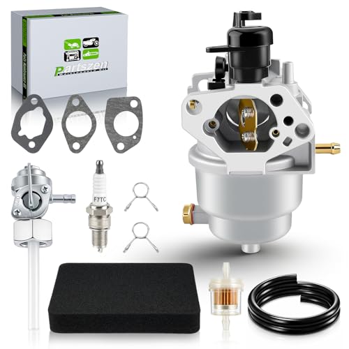 Image of 16100-Z5R-U71 8302861 Carburetor with Fuel Filter for Honda GX390 R1 U1 UT1 (BE89F B) 8302861 with Generator Fuel Tank Shut Off Valve