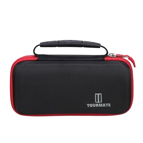 Image of Tourmate Hard Storage Case for JACO Superior Products /TIRETEK /AetralYB /ETENWOLF /VONDIOR Tire Pressure Gauge,Travel Case for Professional Accuracy - 100 /200 PSI (Box for Sale) (Black & Red)