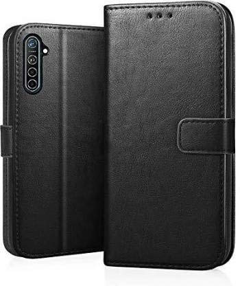 Pinaaki Enterprises Realme 6 pro Flip Case Leather Finish | Shock Proof Inside TPU | Card Pockets & Stand | Magnetic Closure Wallet | 360 Degree Complete Protection Flip Cover for Realme 6 pro - Black (B085WB8XLG) Amazon Price History, Amazon Price Tracker
