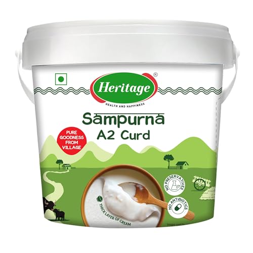 Image of Heritage Sampurna A2 Curd, 1kg Tub.