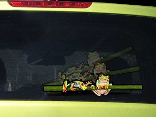 WiperTags Red Eye Tree Frogs Covers Attach to Rear Wipers