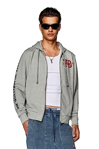 Diesel_S-Ginn-Hood-Zip-K9 F_Sweatshirt_Grau_XS