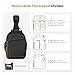 K&F CONCEPT Small Camera Bag for Photographer, Camera Sling Crossbody bag for DSLR/SLR/Mirrorless Camera, Compact Camera Case for Men and Women, Black
