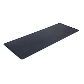 MotionTex Exercise Equipment Mat for Under Rowing Machine, Home Gym Floor Protection, Suitable for Rower, Treadmill, or Elliptical Machine, 30 x 96, Black (8M-110-30C-8)