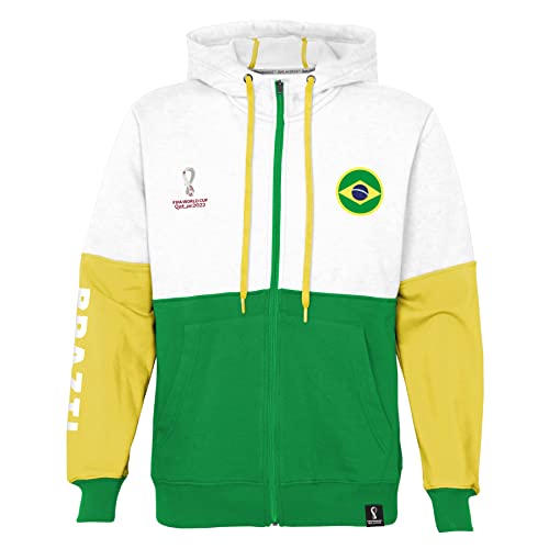 Image of Outerstuff International Soccer mens Fifa World Cup Country Contrast Panel Fleece Hood