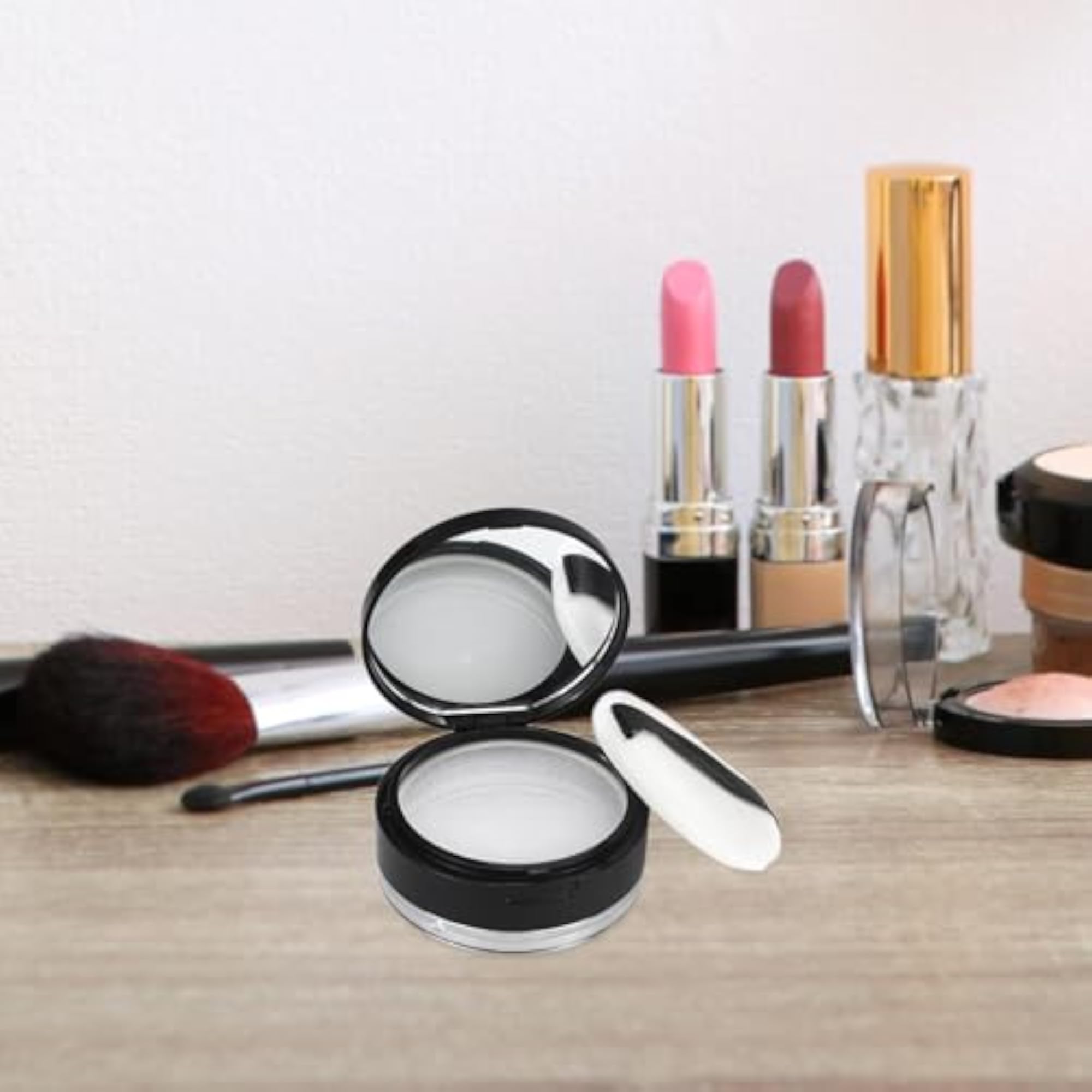 Loose Powder Container Elastic Mesh Sifter Holder Box